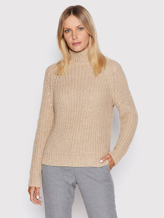 Peserico Пуловер S99741F03 Бежов Regular Fit за Жени цена