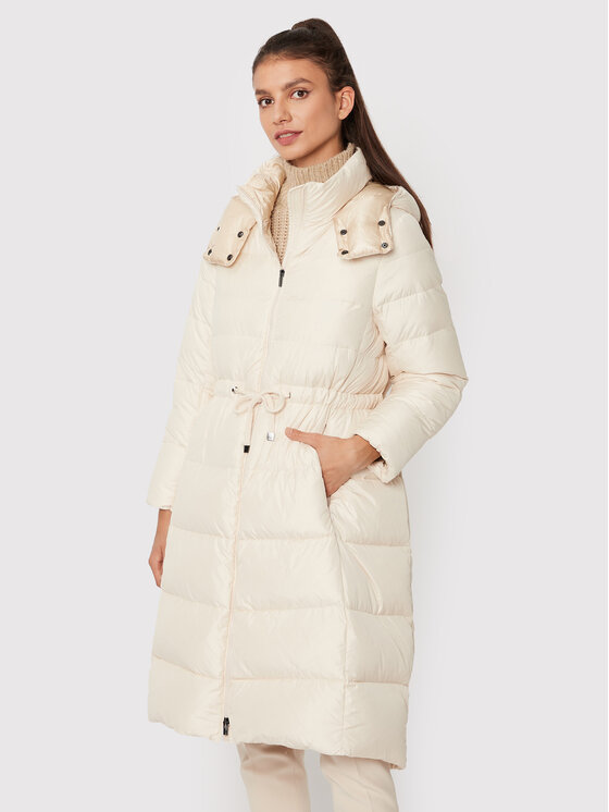 Peserico Пухено яке S24430 Бежов Regular Fit за Жени цена