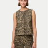 Pieces Блуза Salume 17158200 Кафяв Relaxed Fit за Жени цена