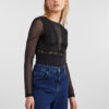 Pieces Боди 17141142 Черен Slim Fit за Жени цена