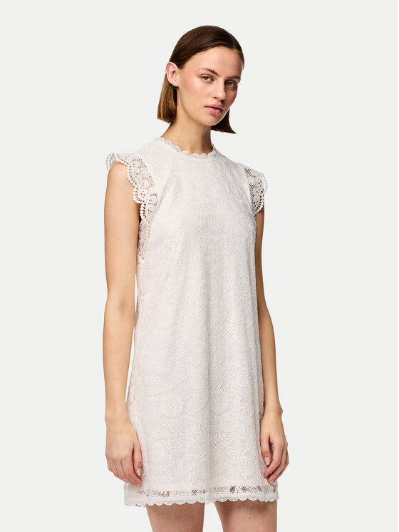 Pieces Ежедневна рокля Olline 17146419 Бял Regular Fit за Жени цена