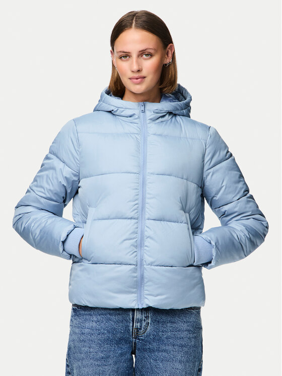 Pieces Зимно яке 17115626 Син Regular Fit за Жени цена