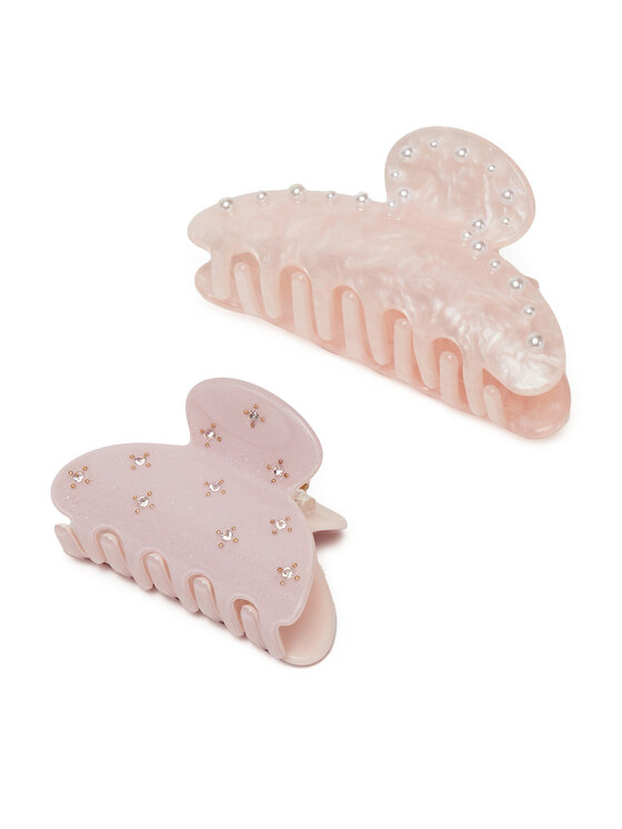 Pieces Комплект 2 шноли за коса Pclala 2-Pack Hairshark 17156122 Розов за Жени цена