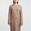 Pieces Плетена рокля 17140378 Кафяв Regular Fit за Жени цена