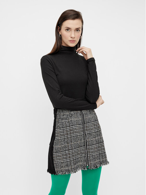 Pieces Поло 17108494 Черен Slim Fit за Жени цена