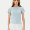 Pieces Тишърт Fia 17155480 Светлосиньо Regular Fit за Жени цена