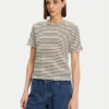 Pieces Тишърт Manilla 17155073 Екрю Loose Fit за Жени цена