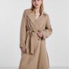 Pieces Тренч 17141582 Бежов Loose Fit за Жени цена