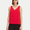 Pieces топ Franan 17146424 Червен Regular Fit за Жени цена