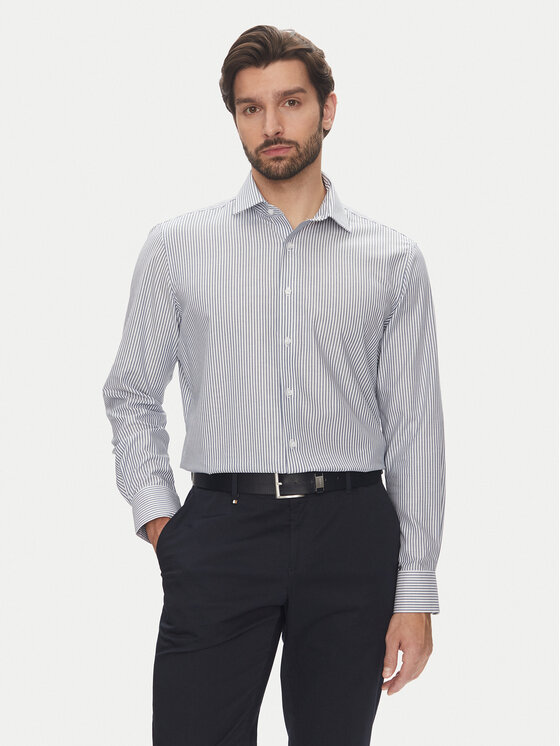 Pierre Cardin Риза C6 11004.0406 Син Modern Fit за Мъже цена