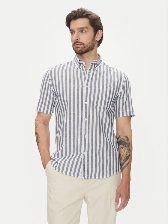 Pierre Cardin Риза C6 45620.0487 Син Regular Fit за Мъже цена
