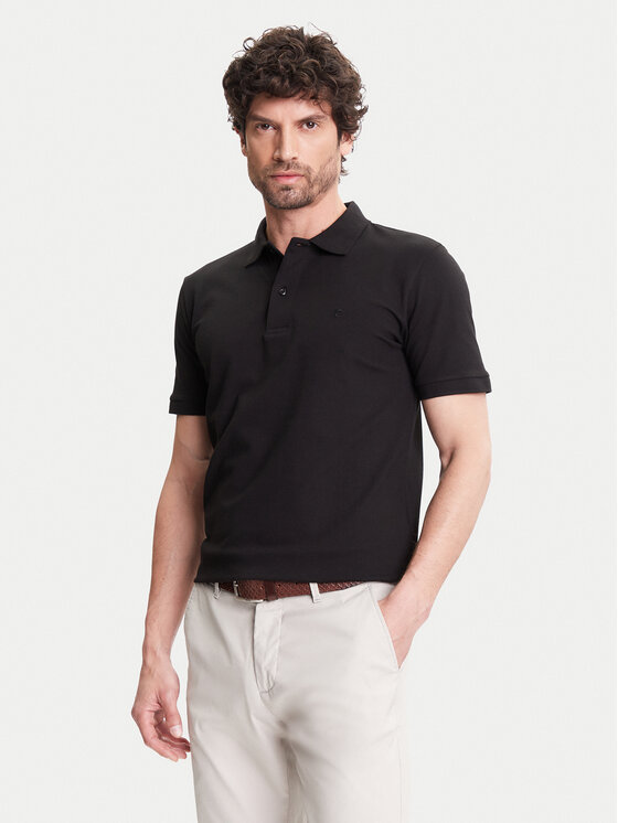 Pierre Cardin Тениска с яка и копчета C5 21354.2110 Черен Regular Fit за Мъже цена