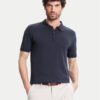 Pierre Cardin Тениска с яка и копчета C5 21455.2119 Тъмносин Regular Fit за Мъже цена