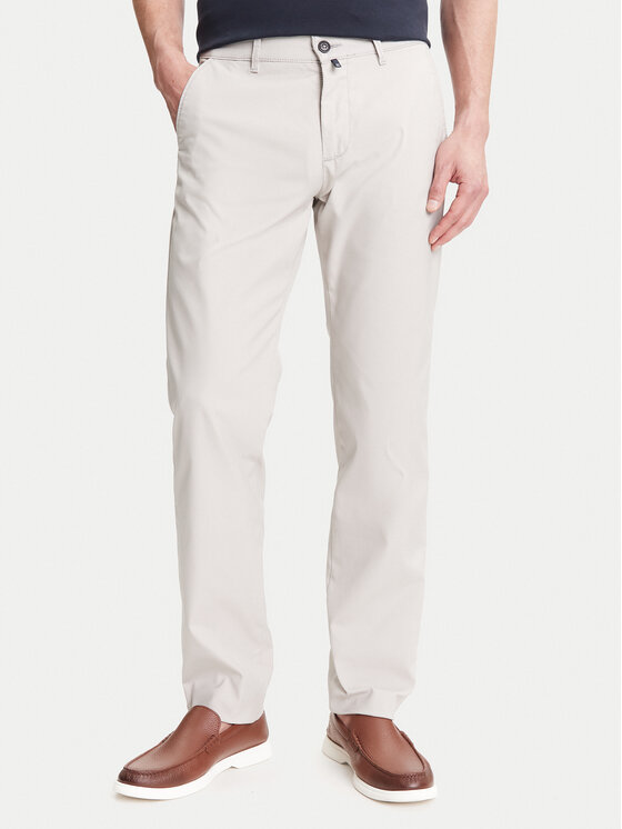 Pierre Cardin Чино панталони C3 33730.1060 Сив Slim Fit за Мъже цена