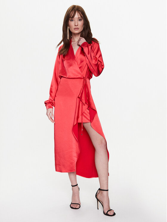 Pinko Коктейлна рокля 100295 Z345 Червен Regular Fit за Жени цена