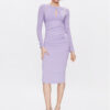 Pinko Коктейлна рокля Ancasti 100111 A0GM Виолетов Regular Fit за Жени цена