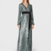 Pinko Официална рокля Germanico 1G18C0 A099 Зелен Regular Fit за Жени цена