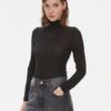 Pinko Поло Abdaly 102067 A17S Черен Slim Fit за Жени цена