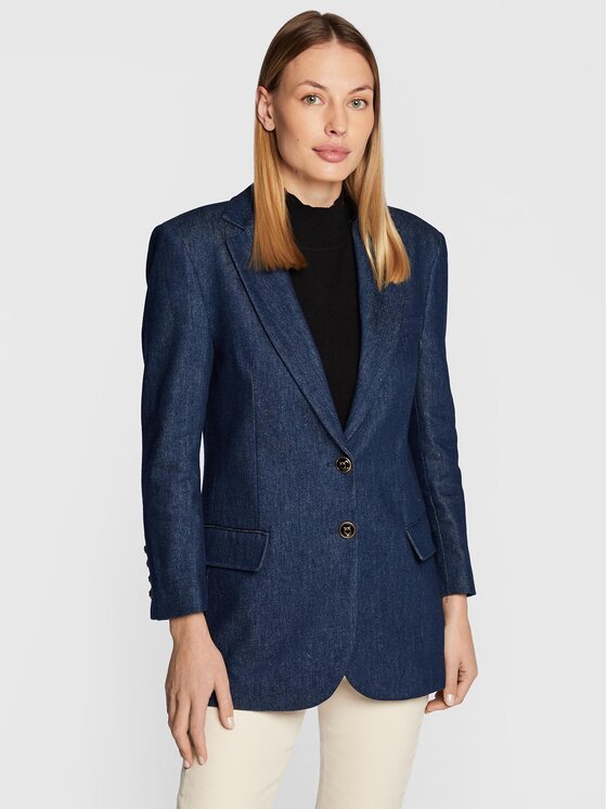 Pinko Сако Landire 1J112W A09I Син Regular Fit за Жени цена
