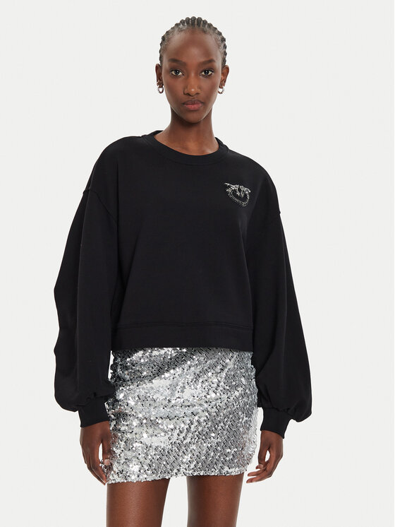 Pinko Суитшърт Ceresole Maglia 102827 A24F Черен Regular Fit за Жени цена