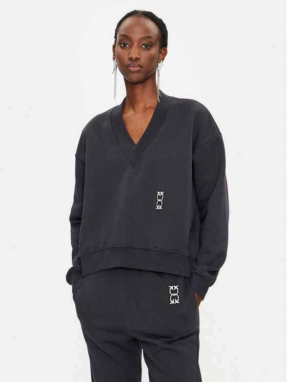 Pinko Суитшърт Felpa 103724 A23C Тъмносин Regular Fit за Жени цена