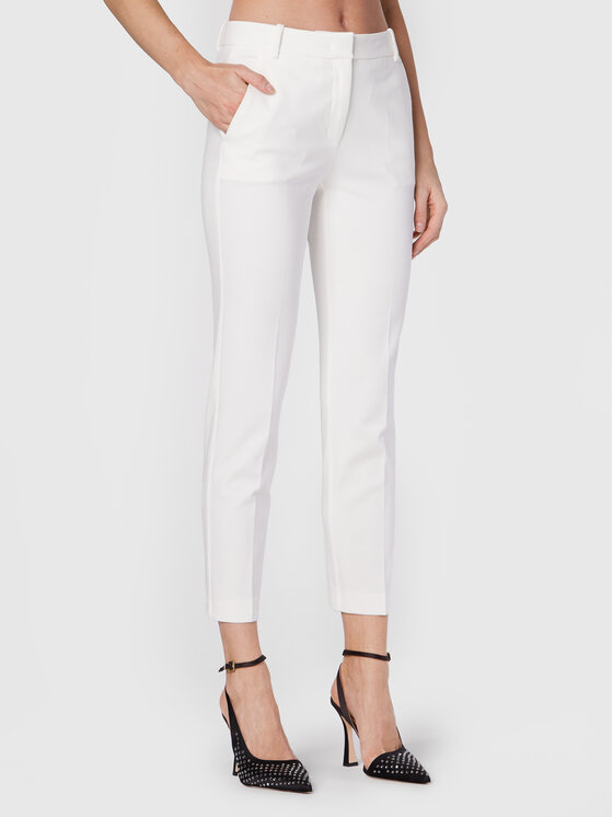 Pinko Текстилни панталони Bello 1G17VM 1739 Бежов Regular Fit за Жени цена