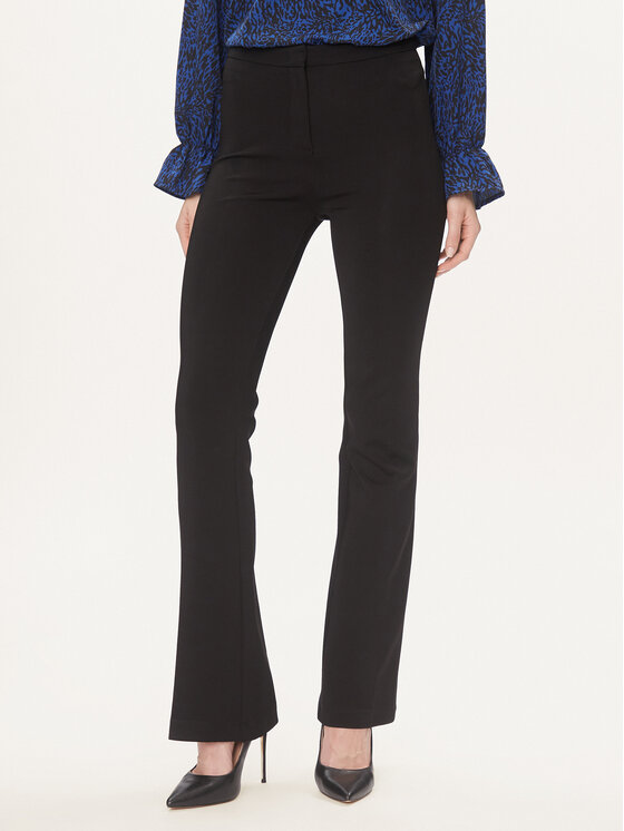 Pinko Текстилни панталони Hulka 100054 A04I Черен Straight Leg за Жени цена