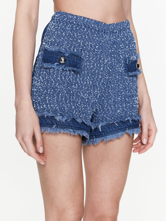 Pinko Шорти от плат 100405 A0I3 Син Regular Fit за Жени цена