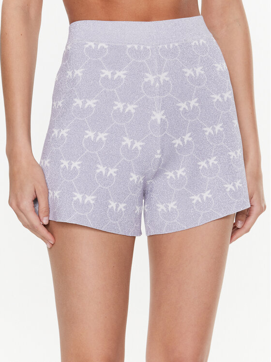 Pinko Шорти от плат 100545 A0IT Виолетов Slim Fit за Жени цена