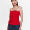 Pinko топ 100112 7624 Червен Slim Fit за Жени цена