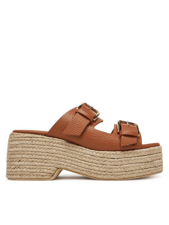 Pollini Еспадрили SA28268I0MTD0230 Кафяв за Жени цена