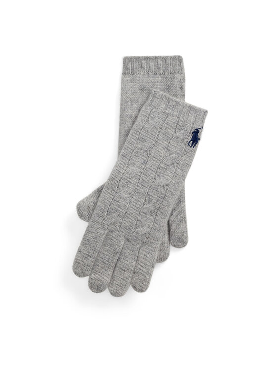 Polo Ralph Lauren Дамски ръкавици 455956295003 Сив за Жени цена