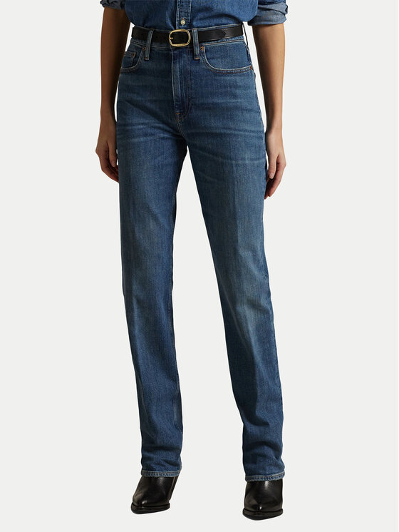 Polo Ralph Lauren Дънки 211969392001 Тъмносин Straight Fit за Жени цена