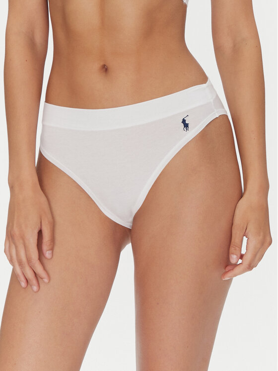 Polo Ralph Lauren Класически дамски бикини 4P0496 Бял за Жени цена