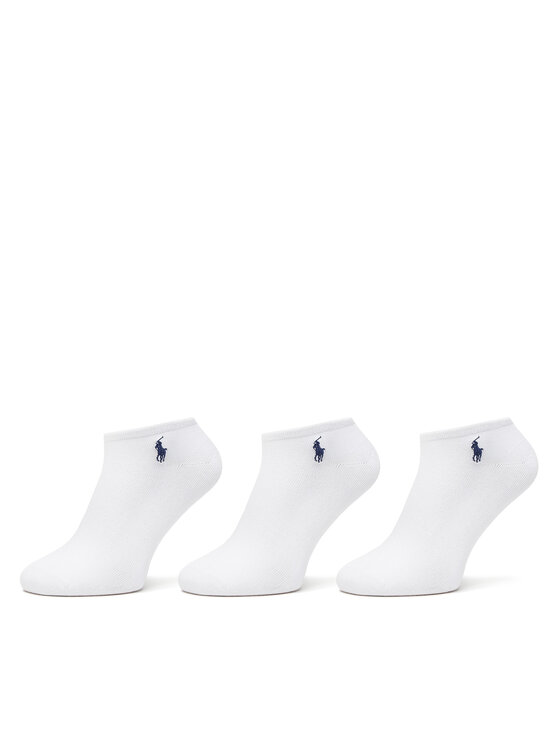 Polo Ralph Lauren Комплект 3 чифта къси чорапи унисекс 455972888002 Бял за Унисекс цена
