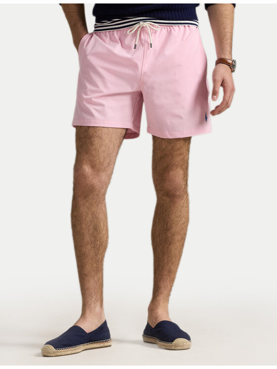 Polo Ralph Lauren Плувни шорти 710957782004 Розов Classic Fit за Мъже цена