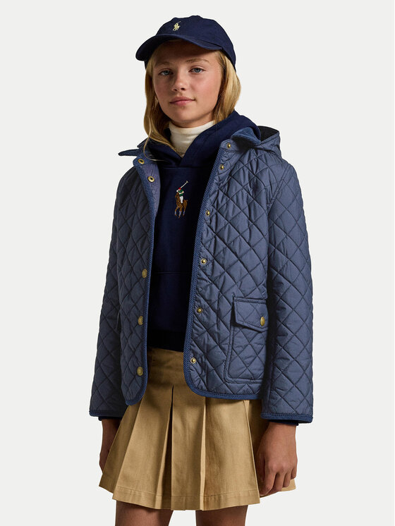 Polo Ralph Lauren Преходно яке 313910983001 Тъмносин Regular Fit за Момичета цена