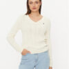 Polo Ralph Lauren Пуловер 211891641009 Екрю Regular Fit за Жени цена