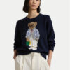 Polo Ralph Lauren Пуловер 211959288001 Тъмносин Relaxed Fit за Жени цена