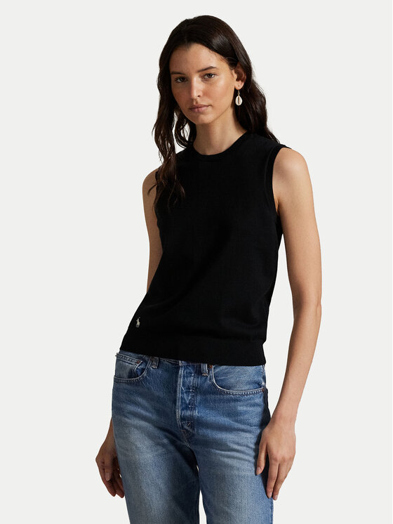 Polo Ralph Lauren Пуловер 211972111001 Черен Straight Fit за Жени цена