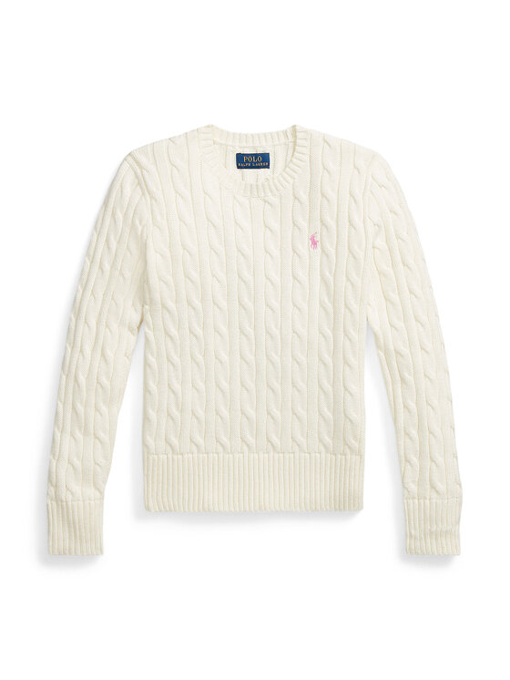 Polo Ralph Lauren Пуловер 313901316011 Екрю Regular Fit за Момичета цена