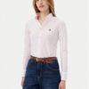Polo Ralph Lauren Риза 211965102001 Розов Slim Fit за Жени цена