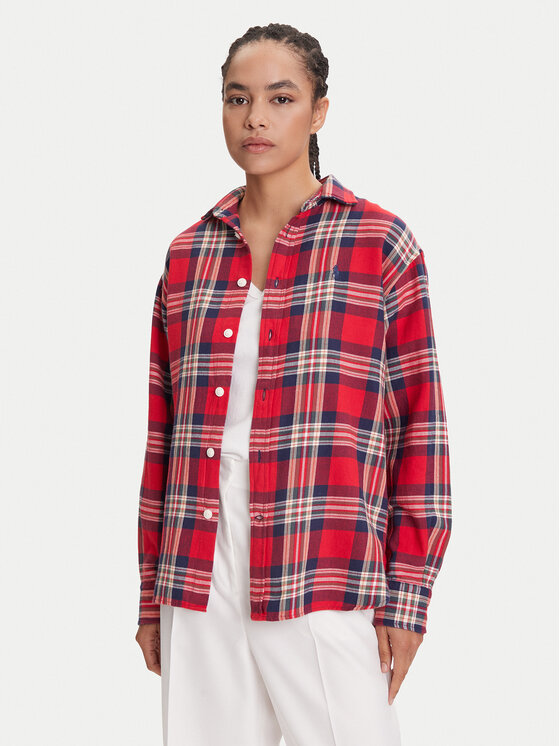 Polo Ralph Lauren Риза 211A95156004 Червен Relaxed Fit за Жени цена
