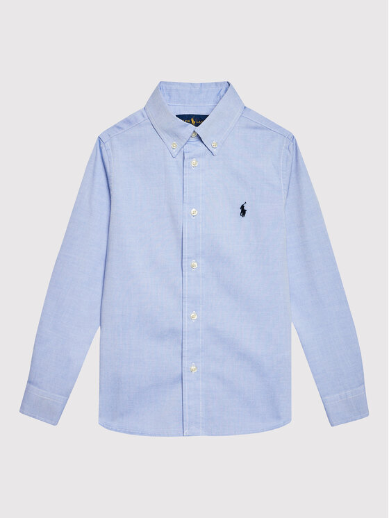Polo Ralph Lauren Риза 323819238002 Светлосиньо Slim Fit за Момчета цена