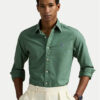 Polo Ralph Lauren Риза 710804257056 Зелен Slim Fit за Мъже цена