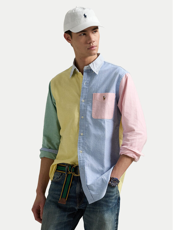 Polo Ralph Lauren Риза 710928919001 Цветен Custom Fit за Мъже цена
