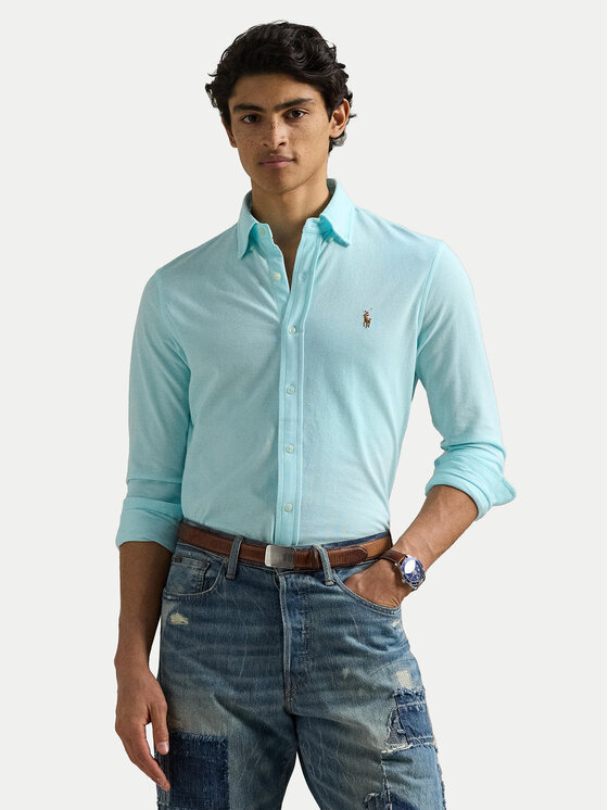 Polo Ralph Lauren Риза 710932545009 Електриков Slim Fit за Мъже цена