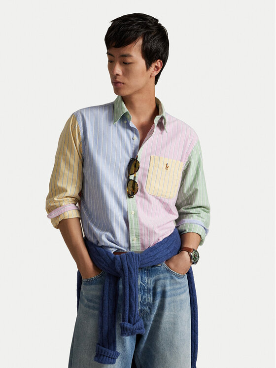 Polo Ralph Lauren Риза 710974542001 Цветен Custom Fit за Мъже цена
