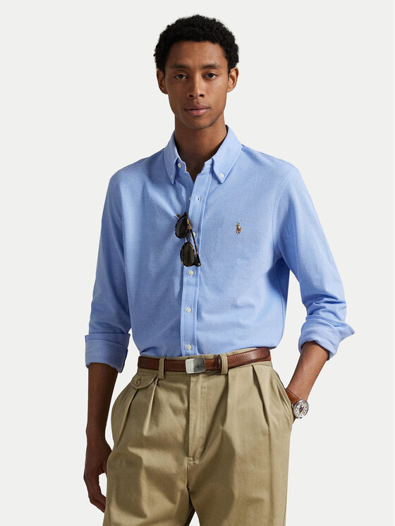 Polo Ralph Lauren Риза 710979488001 Светлосиньо Regular Fit за Мъже цена