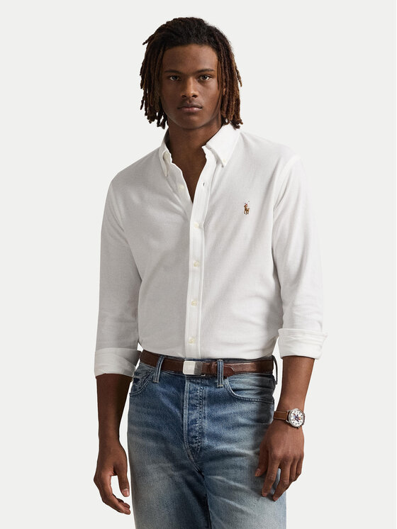 Polo Ralph Lauren Риза 710979488003 Бял Regular Fit за Мъже цена